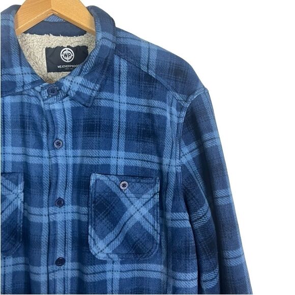 Weatherproof Blue Flannel Plaid Size XXL - Picture 9 of 10